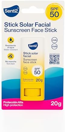 - Stick Solar Facial SPF50, Waterproof, Protección alta - 20g