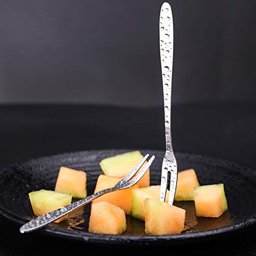 CINY 20 stuks Dessertvorken, Roestvrijstalen Fruitvork, Salade, Voorgerecht, Cake Kleine Vork Set, Cocktailvorken… - Image 5