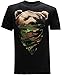 California Republic (Camo Bandana Bear) Men's T-Shirt - M