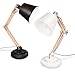 Tomons Desk Lamp, Natural Wood Table Lamp, Reading Lights with 4W LED Bulb for Study, Living Room and Office