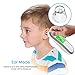 Forehead Ear Thermometer, Hizek Dual Function Baby Thermometer Infrared with Instant Scan, LCD Display, Fever Indicator, Memory Function Clinical Monitoring for Adult Kids Infant