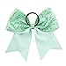 inSowni 12 Pack X-Large Big Glitter Sequin Cheer Bow Hair Ties Scrunchies Bands Ponytail Holders Elastics for Baby Toddlers Girls Women