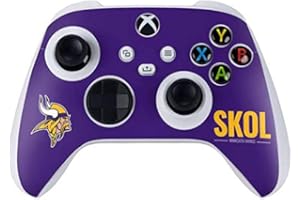 Skinit Decal Gaming Skin Compatible with Xbox Series S Controller - Officially Licensed NFL Minnesota Vikings Team Motto Design