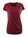 Ecavus Women's Ruched Side-Shirred Nursing Top Short Long Sleeve Breastfeeding Tee Shirt
