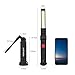 Led Work Light, Coquimbo Rechargeable Work Lights with Magnetic Base 360°Rotate and 5 Lighting Modes Ultra Bright COB Flashlight Inspection Lamp for Car Repair, Home Using and Emergency (27x4.5cm)