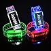 VIVOSKY Fashion Electronic Light-up Flashing LED Bracelets for Night Rave Party, KTV -6 Pcs / Pack