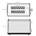 Home Gizmo 2 slice toaster - stainless steel