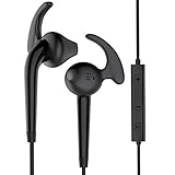 Pwow In Ear Headphones, Earphones with Mic Stereo Earbuds Perfect for Sports