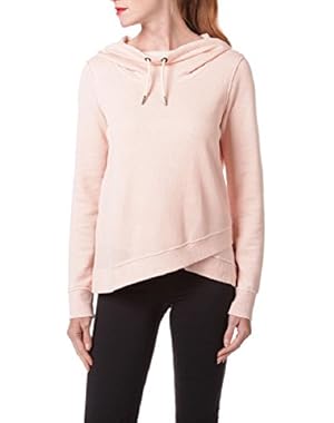 Women's Performance Cross-Front Thermal Cowl Pullover Large