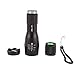 Hatori 18650 Flashlight 1000 Lumen Super Bright LED Rechargeable Tactical Flashlights Torch Black Emergency Light with 2 Lithium-ion Batteries and Charger, 5 Mode and Zoomable