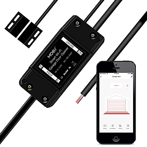 MOES WiFi Smart Garage Door Opener Controller,Smart