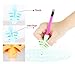 BrightAutism 3 Pack Training Pencil Holder - Posture Correction Tool - Writing Aid Grip - Ergonomic Silicone Finger Grip -Training pencil grip for Handwriting - Specialized for children with Autism, A