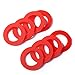 Litorange 50 PCS Leak Preventing Silicone (Better Than Rubber) Showerhead Gasket Washer, Red, for 1/2