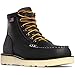 Danner 6” Bull Run Steel Toe Work Boots for Men - Oiled Full-Grain Leather with Non Slip Wedge Outsole and 3-Density Cushion Footbed, EH Resistant, Black - 11 D