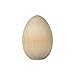 2-1/2 inch Wooden Hen Eggs | Easter Egg Hunt & Decorations | Ready to Craft Unfinished Wood Eggs | Flat Bottom -by CraftpartsDirect.com | Bag of 100