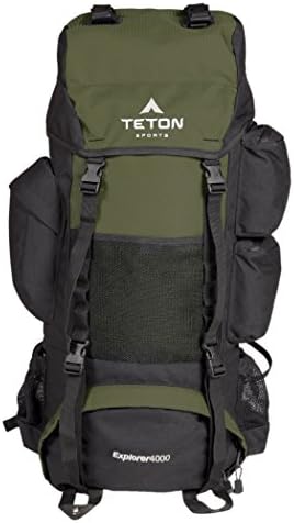 TETON Sports Explorer 4000 Internal Frame Backpack; High-Performance Backpack for Backpacking, Hiking, Camping