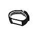 TenYun for Polar A360 Bands/Polar A370 Bands, Replacement One-Piece Soft Silicone Band/Sport Strap/Wristband / Accessory with Safety Metal Clasp for Polar A360 / A370 (Black)