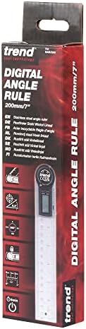 Trend 7 inch Stainless Steel Digital Angle Finder Ruler DAR/200 Silver view 4