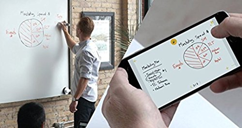 eBeam Smartmarker Complete â€“ Interactive Digital Whiteboard â€“ No Special Markers â€“ Portable â€“ Create a Digital Copy of your Whiteboard Notes â€“ Comes with 4 Digital Markers: Black, Blue, Red, and Green