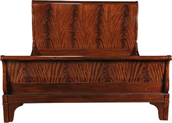 mahogany sleigh cot