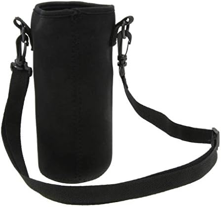 Aerobin Water Bottle Carrier Insulated Cover Bag Pouch Holder Shoulder Strap 1L