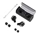 Wireless Earbuds, Bluetooth Earphone Dual V4.1 Bluetooth Headphones Built-in Mic with Charging Case 12 Hours Stereo Music Time Earphone for iPhone 7 Plus Samsung HTC and most Android Phones (Gray)