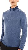 Dry Fit Pullover Sweaters for Men - Fleece Half Snap Mock Golf Jacket - Moisture Wicking
