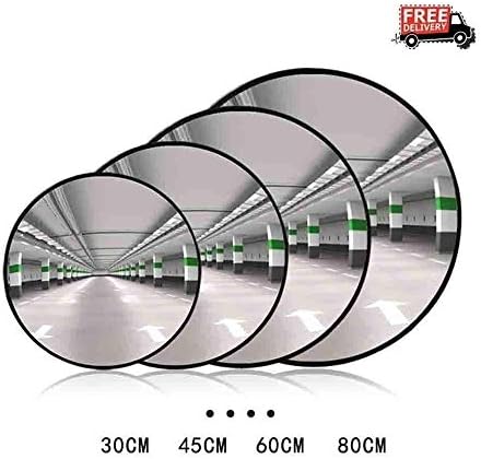 トラスト 凸面鏡調節可能な交通用鏡クリア道路の死角街路ガレージ駐車場 0925 サイズ 80cm