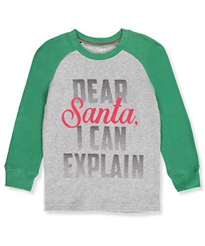 Carter's Boys' 12M-8 Long Sleeve Dear Santa Tee 6