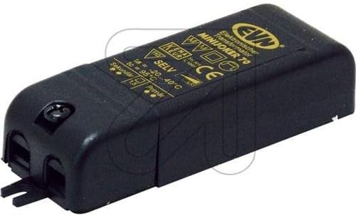 EVN MINIJOKER70 A++ to A, Power Supply, Metal, 10 W, Integrated, Grey, 35 x 35 x 25 cm