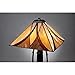 Quoizel TF1180TVA Asheville Multicolor Stained Glass/Tiffany Table Lamp, 2-Light 150 Total Watts, 25