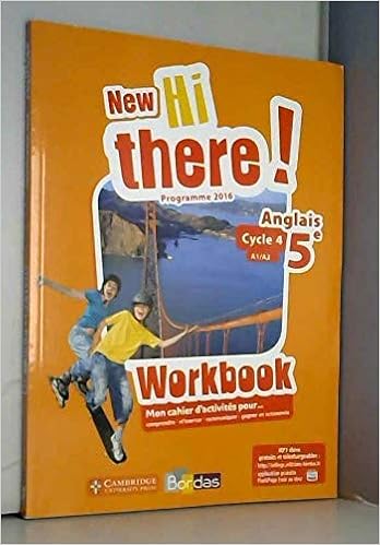 Amazon Fr New Hi There Anglais 5e Winter Catherine Leclercq Daniel Livres