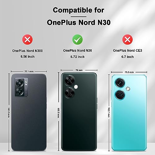 Jasonyu Flip Wallet Case for OnePlus Nord N30