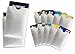 12 RFID Blocking Sleeves (10 Credit Card & 2 Passport Size) Secure Identity Theft Protection, Radio Frequency ID Shield. Fits in Wallet (12 Pack, Silver)