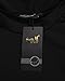 StyleDome Women Loose Irregular Kangaroo Pockets Long Tunics Sweatshirts Hoodies Black US 16