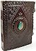 Stone Leather Journal Writing Notebook Diary with Lock Sketchbook for Men Women Blank Pages