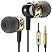 Betron AX5 Earphones Wired in Ear Headphones with Microphone Mic Noise Isolating Earbuds Deep Bass Carry Case 3.5mm Jack Ear Bud Tips