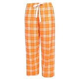 Boxercraft Plaid 100% Cotton Flannel Pant w/Pockets, YOUTH SIZES Orange/White-M