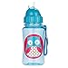 Skip Hop Toddler Sippy Cup with Straw, Zoo Straw Bottle, Owl