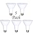 5 Pack Bioluz LED PAR30 LED Bulb, 12w Dimmable Flood Light Bulb, 100w Halogen Bulb Replacement, 850 Lumen 3000K Indoor/Outdoor UL Listed