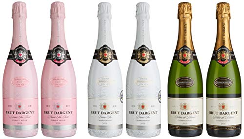 Brut Dargent Mischpaket - Chardonnay, Ice Chardonnay und Ice Rosé Pinot Noir (6 x 0.75 l)