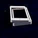 Set of 2 Humbucker Pickup Mounting Rings for bridge and neck pckups,Flat bottom,White