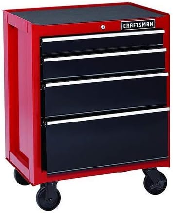 Amazon Com Craftsman 26 Inch 5 Drawer Rolling Cabinet Red Home