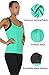 icyzone Women Workout Yoga Spaghetti Strap Racerback Tank Top with Built in Bra (S, Florida Keys)