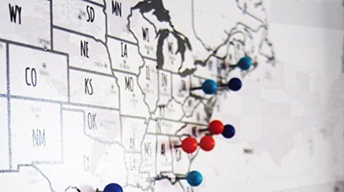 Push Pin Board Map, Stark White, World Travel, Honeymoon, Gift for Men, Moms, Paper gift, Modern Map