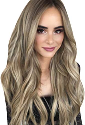 Wigs Zariavo - Fashion Mixed Colors Party Long Wave Wigs for Women - Soft & Smooth, Comfortable & Breathable Curly Hair - 70cm