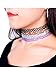 Mudder 12 Pieces Tattoo Choker Necklace Stretch Gothic Tattoo Henna Elastic Choker Necklace Set (Multicolor)