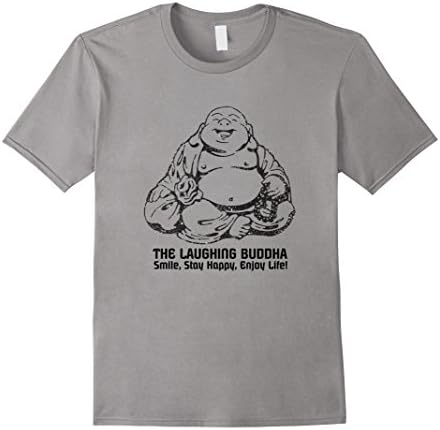 The Laughing Fat Buddha T-shirt Smile Stay Happy Enjoy Life T-Shirt