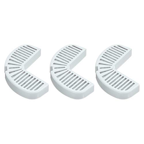 Pioneer Pet Replacement Filters for Ceramic & Stainless Steel Fountains, Raindrop Filters (3 Filters)