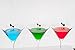 Girls Night Out Party Magnetic Wine Charms for Glasses Set of 12 Drink Markers for Cocktails Martinis and Stemless Glassware